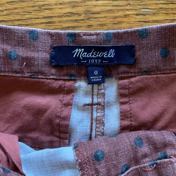 Madewell polka dot shorts- 0 - Picture 2 of 3